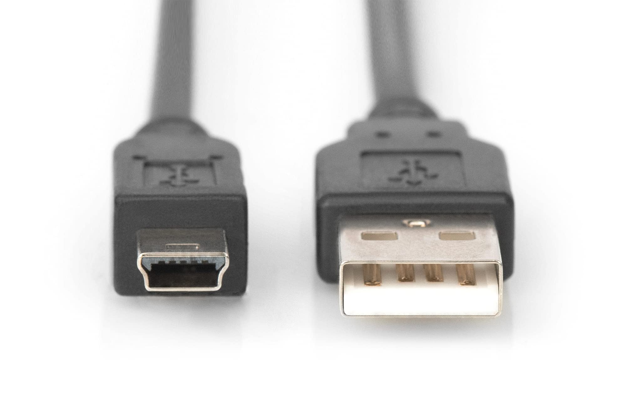 DIGITUS Kabel USB 2.0 – 1,8 m – USB A do typu Mini B (5